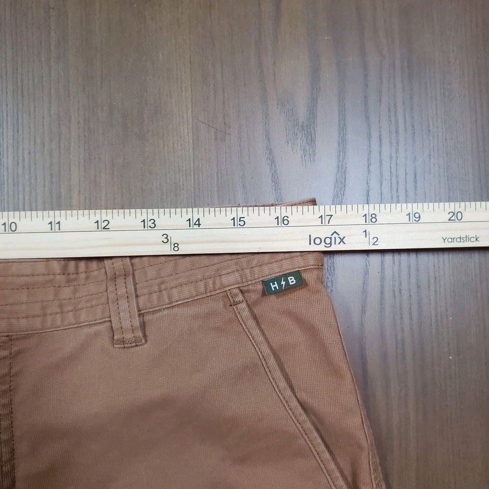 Howler Brothers Clarksville Walk Shorts Men's 34 Tan Utility Outdoors Hiking 8" - Picture 2 of 9